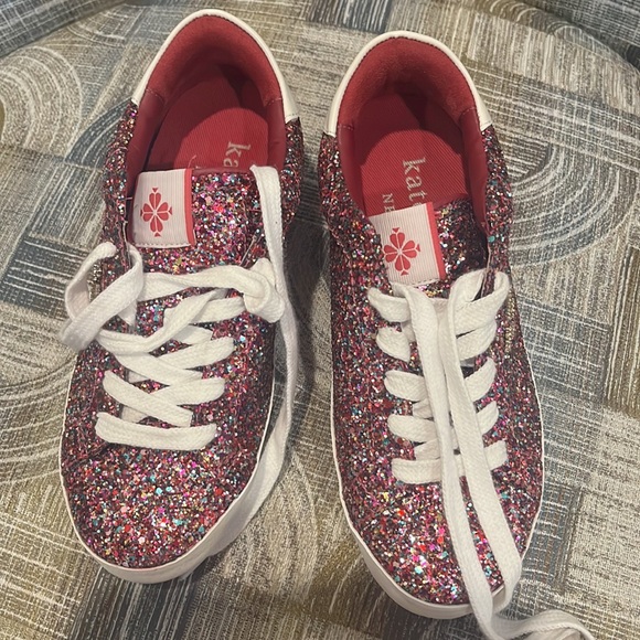 Kate Spade Ace Glitter Sneakers Size 6 - Picture 6 of 8